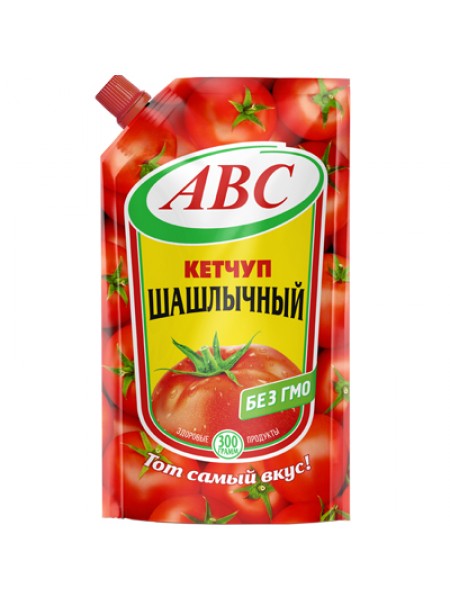 Кетчуп АВС Шашлычный 300г*40 дой-пак Кетчуп АВС Шашлычный 300г*40 дой-пак